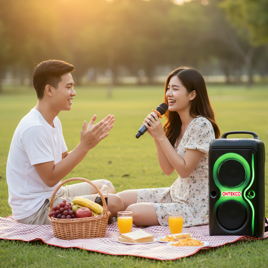 FESTIGO – 1 Dòng loa tiệc tùng thế hệ mới Siêu hot nhà Ontekco 4 balo6512