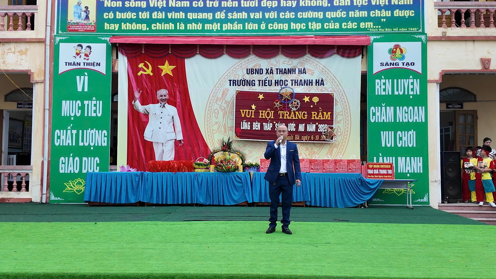 🎑 Ontekco tổ chức thành công chương trình “Trao quà Trung thu 2025” cho học sinh Trường Tiểu học xã Thanh Hà, Hải Phòng 5 ông Trần Quốc Việt – Đại diện Tập đoàn Ontekco tại buổi lễ