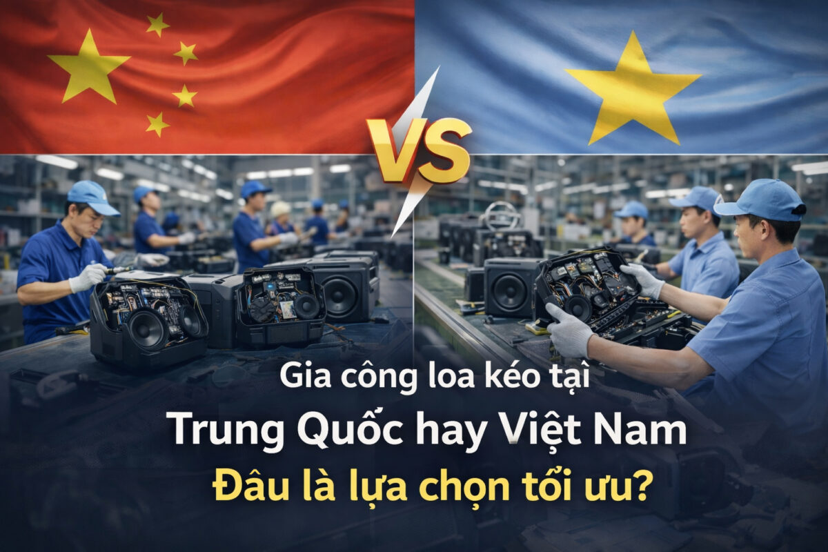 Gia công loa kéo tại Trung Quốc hay Việt Nam – đâu là lựa chọn tối ưu? 1 111