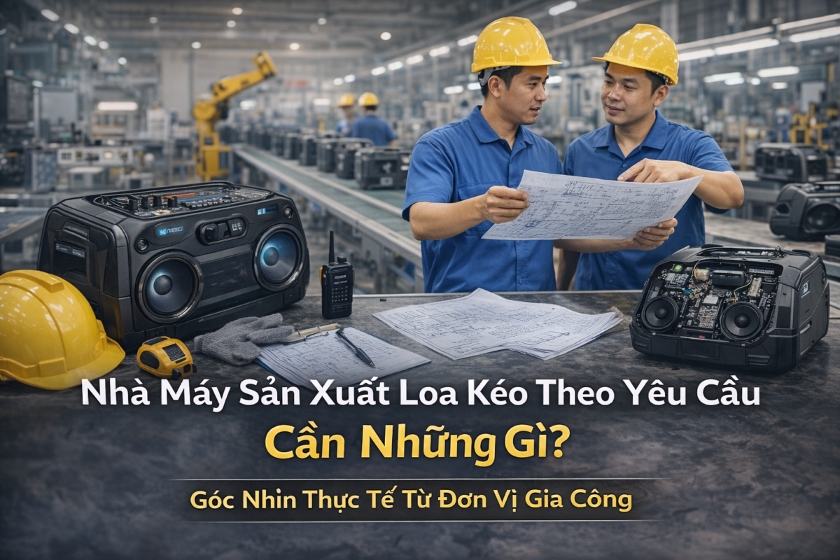 Nhà máy sản xuất loa kéo theo yêu cầu cần những gì? Góc nhìn thực tế từ đơn vị gia công 1 4e2e8251 7f4a 4157 93ef cb0273505988