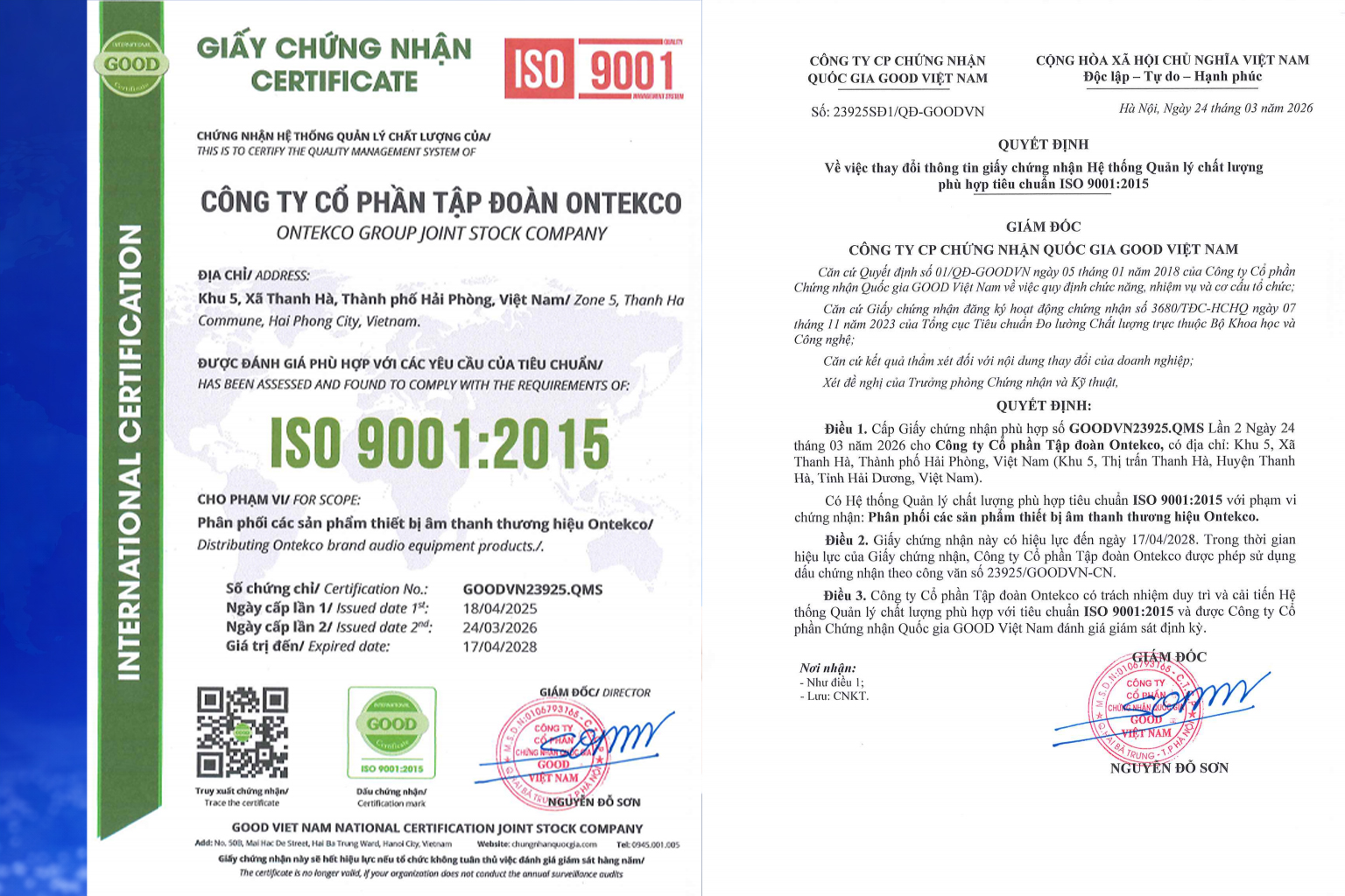 ISO 9001:2015