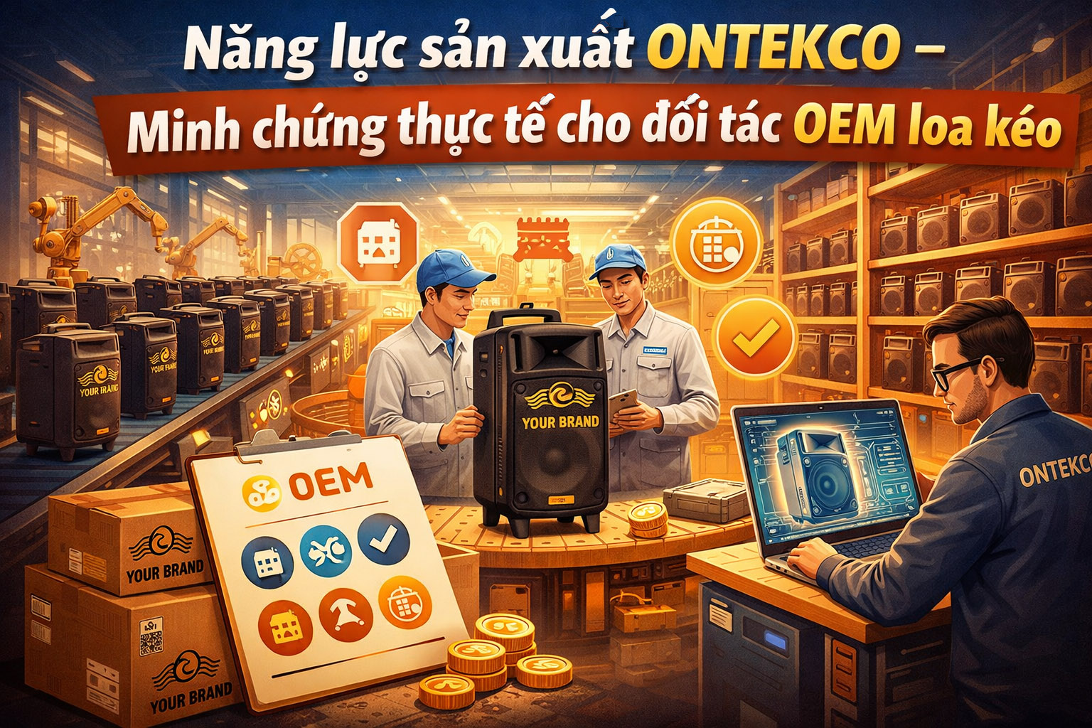 Nang luc san xuat ONTEKCO tai nha may