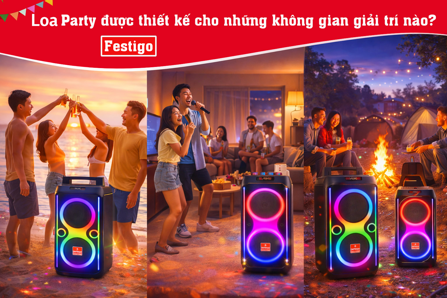 festigo duoc thiet ke cho nhung khong gian giai tri nao