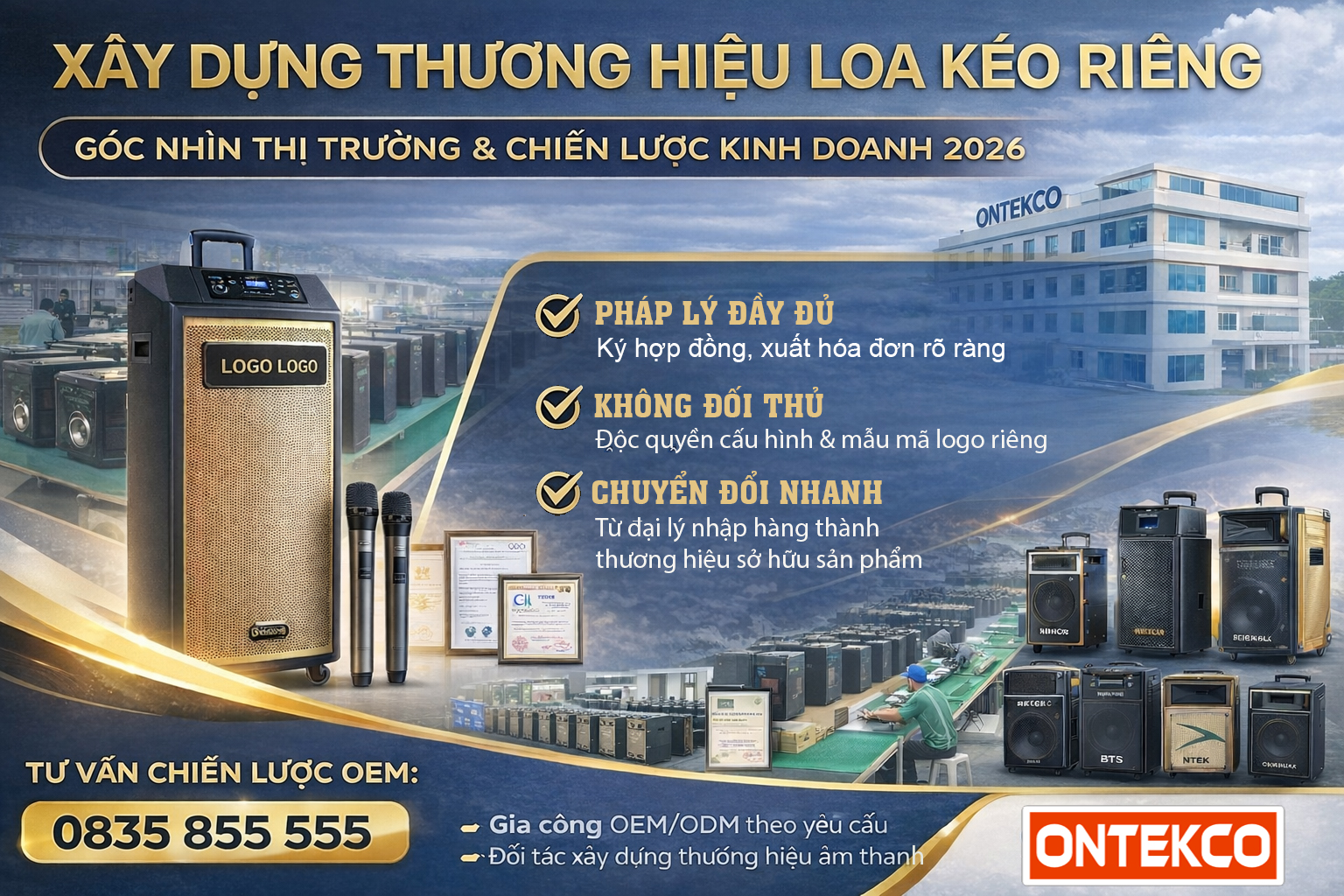 Xây dựng thương hiệu loa kéo riêng
