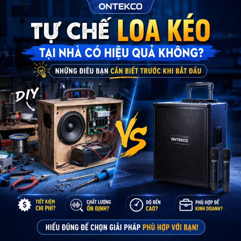 Tự chế loa kéo tại nhà
